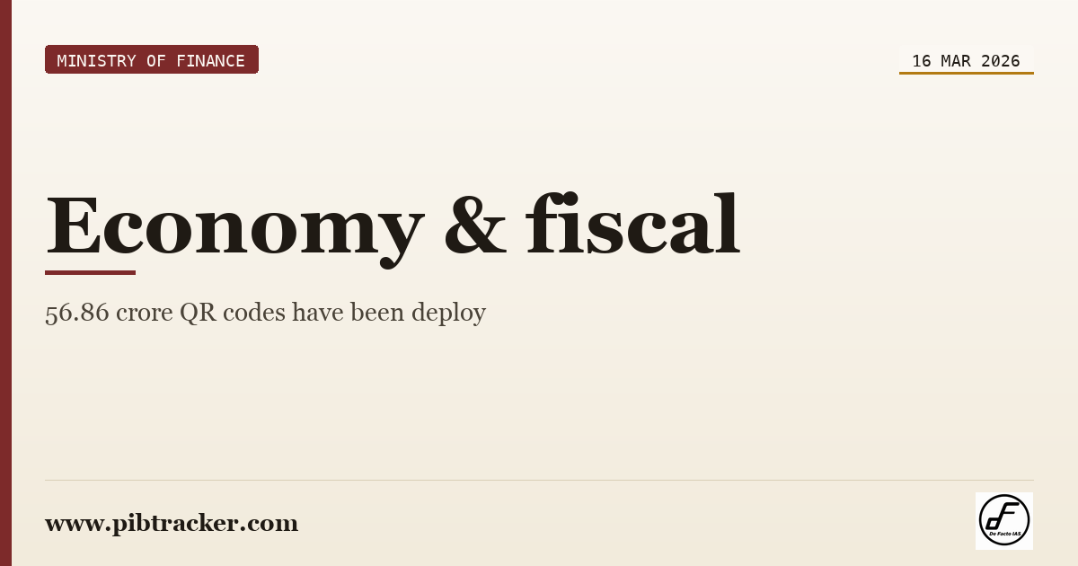 Ministry of Finance press release · 16 March 2026 · pibtracker filter